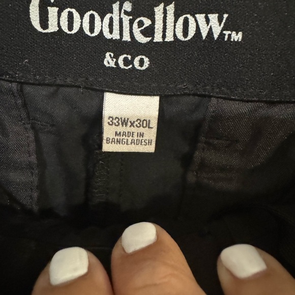Goodfellow black pants 33W/30L. - Picture 4 of 5